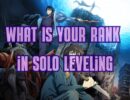 What Solo Leveling Rank Are You?